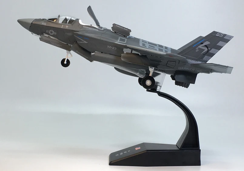 1/72 American F-35B lightning vertical landing stealth alloy fighter model AMER Collection model Holiday gift