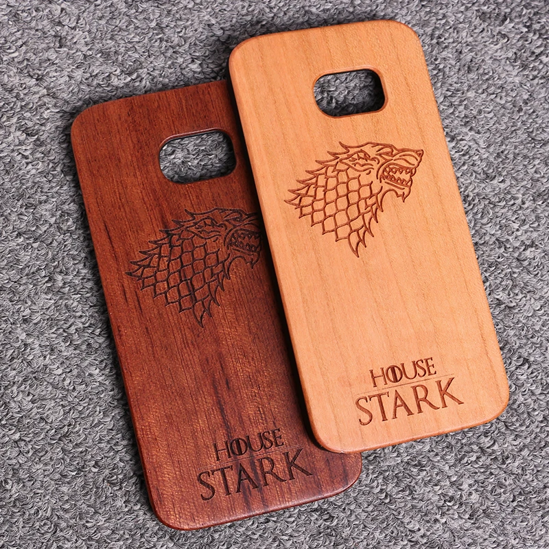 Para Apple iPhone 5 5S 6 6 S 7 7 Plus XS Max juego de madera cubierta Coque Capas Fundas para SAMSUNG S7 borde S8 más S9 S9 plus