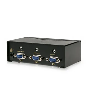 

Automatic vga2 into 1 out of the converter, the show share 2 into 1 out, computer converter, with audio 3.5