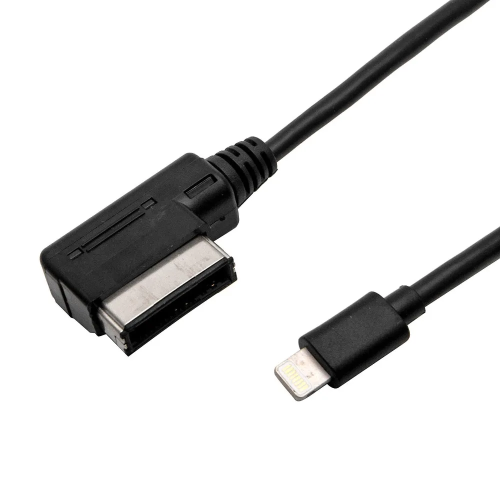 USB адаптер для Audi A3 Q5 Q7 интерфейс AMI MDI AUX зарядный кабель черный iphone 5 6 7 8|Кабели