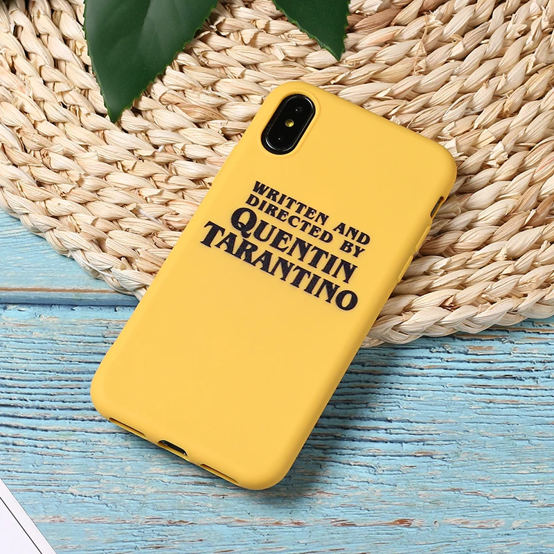 Quentin Tarantino Movie Star Funny Letter Instagram Soft Phone Case Fundas For iPhone 7Plus 7 6Plus 6 6S 5S 8 8Plus X XS Max Quentin Tarantino Movie Star Funny Letter Instagram Soft Phone Case Fundas For iPhone 7Plus 7 6Plus 6 6S 5S 8 8Plus X XS Max