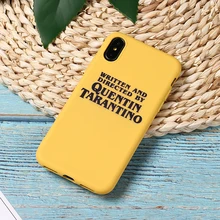 Funda de teléfono blanda Quentin Tarantino película estrella divertida letra Instagram para iPhone 11 Pro 7Plus 7 6Plus 6 6S 8 8Plus X XS Max