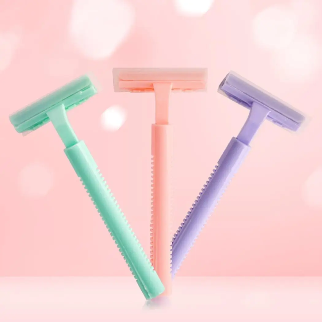 

Armpit Hair Trimmer Women Shaver Mini Rake Shaped Razor Household Underarm Hair Removal Tool Random Color Manual Epilator