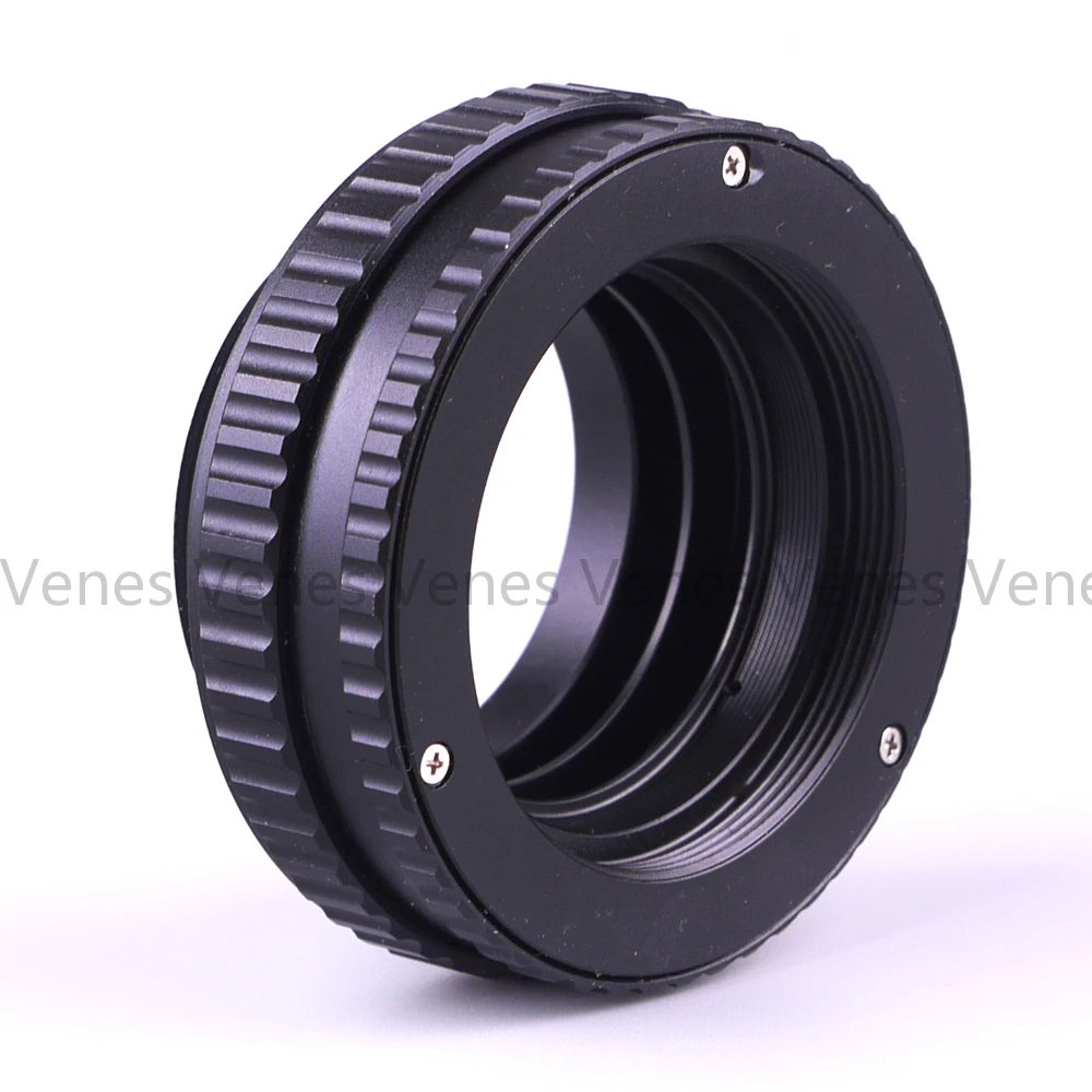 

Venes M42/C Mount Lens to for Fuji FX Camera for M42 Lens Adjustable Focusing Helicoid Macro Tube 22-42mm/10-13.5mm+Lens Adapter
