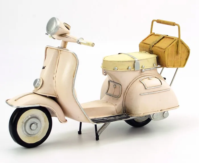 

Retro Italy Style Handmade Metal Motorcycle Model Manual Home Decoration Art and Crafts For Coffee Shop Birthday &Christmas'Gift
