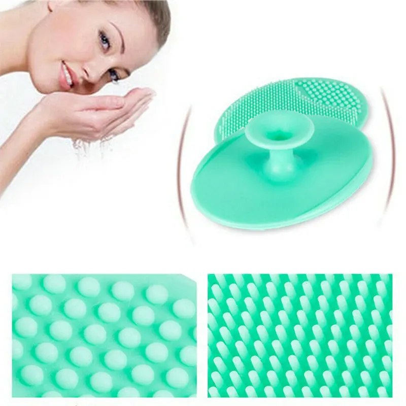 

Silicone Wash Pad Face Exfoliating Blackhead Facial Cleansing Brush Beauty Tool