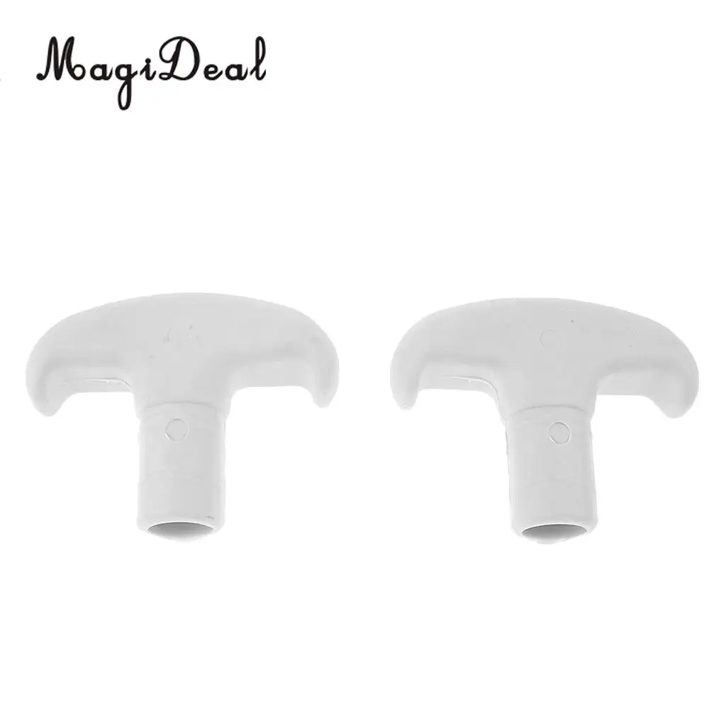 MagiDeal High Quality 2Pcs PVC Canoe Paddle T Handle Kayak Dinghy SUP Surfboard Surfing Rowing Boat Accessory Black/Yellow/Gray