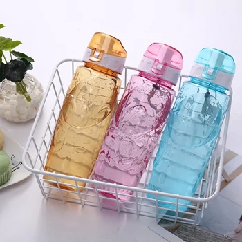 

800ml Space Fashion Plastic Water Bottle with Rope Tea Infuser My Outdoor Camping Sport Large Capacity Bottles Drinkwater