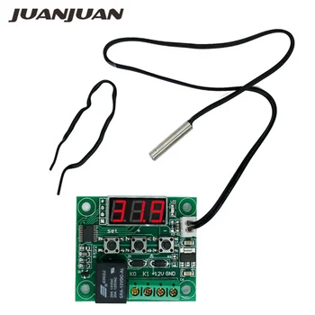 

W1209 DC 12V Digital Heat Cool Temp Thermostat Temperature Control Switch Module On/Off Controller Board with Sensor 47%off