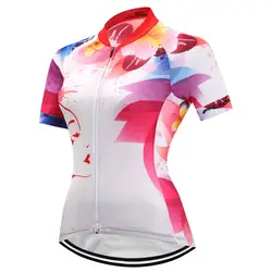 FUALRNY 2018 летние велосипедные майки Рубашка с короткими рукавами Велосипедная форма Велоспорт Открытый Костюмы Для женщин дышащий велосипед
