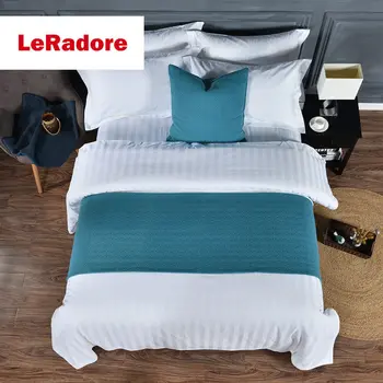 

LeRadore Linen Bed Spreads Bed Runner Throw Bedding Single Queen King Bed Cover Towel Hotel Motel SPA Decor Manufacturer On Sale
