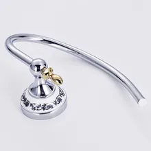 Vidric кольцо для полотенец хромированный металлический держатель для полотенец вешалки для полотенец Настенные керамические аксессуары для ванной комнаты вешалка для полотенец