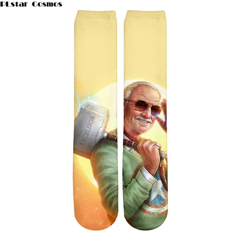 

Marvel Stan Lee Avengers 4 Thanos 3d sock Game of Thrones 8 Dragon ball z anime cartoon 3d print Men's socks casual unisex sock