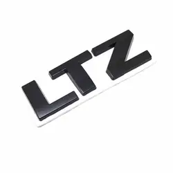 Черный металл LTZ эмблема знак, наклейка на автомобиль авто тела задний багажник письмо наклейка внешних аксессуаров для Chevrolet cruze Aveo Malibu