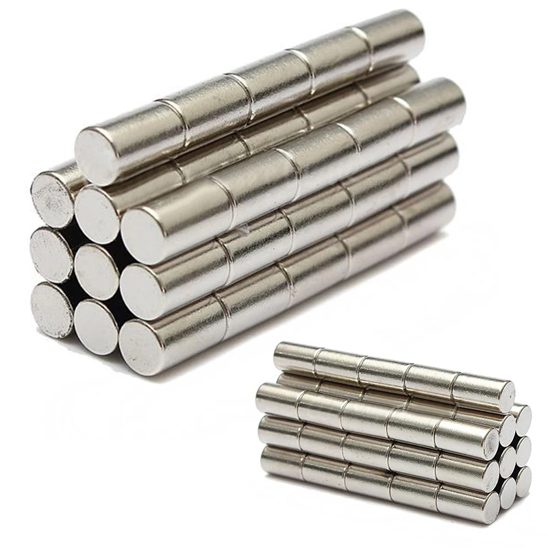 

50pcs Super Strong Neodymium N52 Round Disc Cylinder NdFeB Magnets Rare Earth 6mm x 10mm