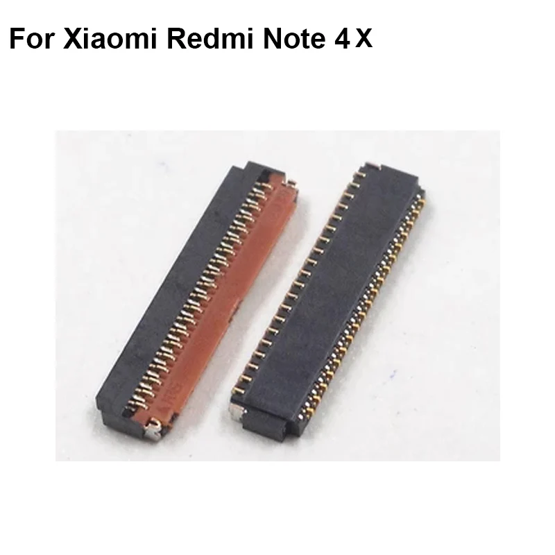

2pcs FPC connector For Xiaomi Redmi Note 4X 4 X Note4x LCD display screen on motherboard mainboard