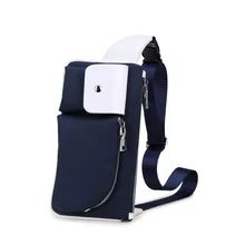 Стиль! Нейлоновая Водонепроницаемая синяя мужская многофункциональные дорожные сумки Забавный нагрудный пакет мужская сумка на талию Высококачественная Мужская поясная сумка