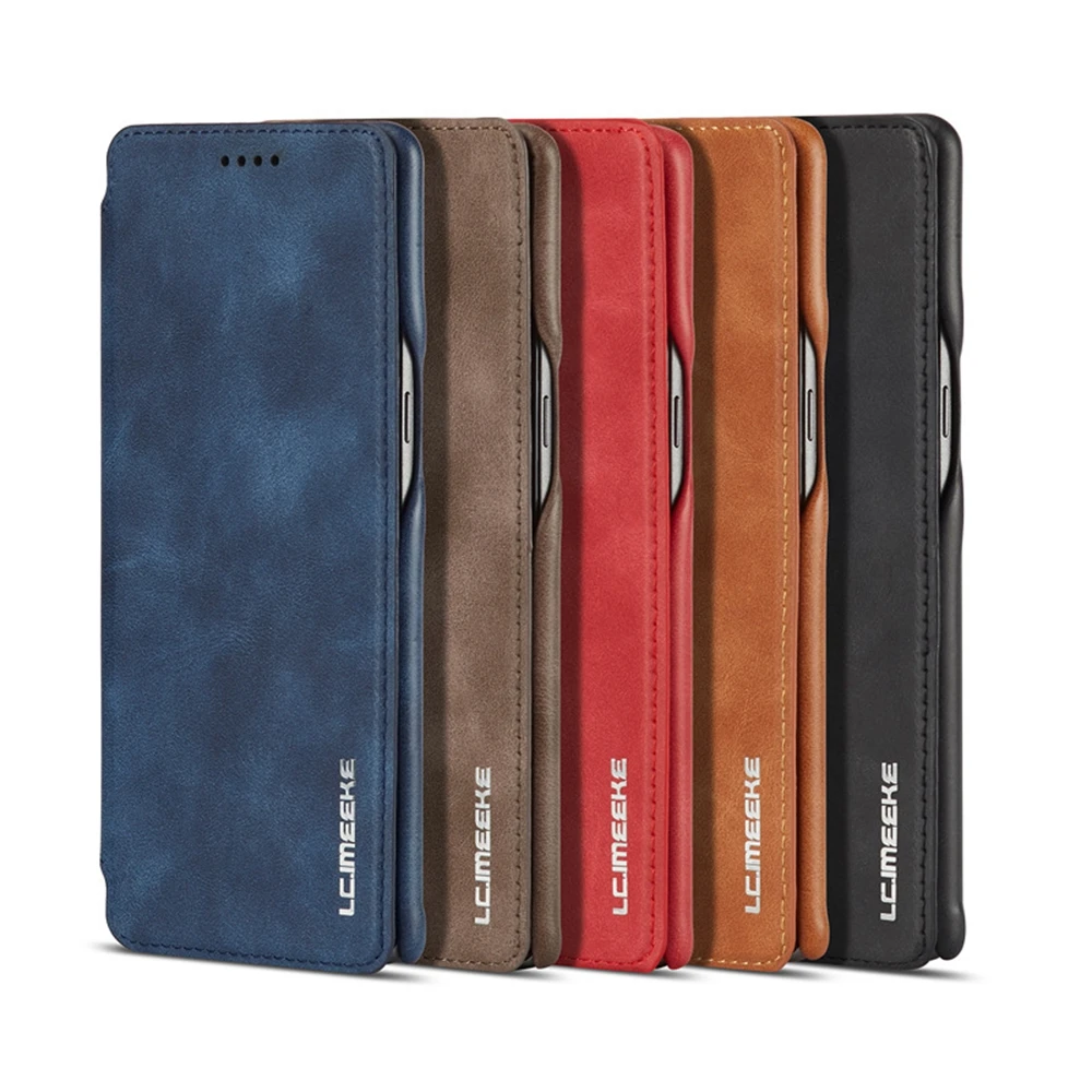 Leather Wallet Case for Samsung S10 S10e S8 S9 Plus Note8 Note9 Flip Stand Book Card Slot Holder Protector Phone Funda | Мобильные
