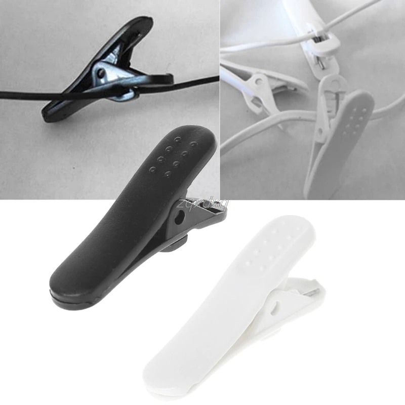 

10 Pcs Headphone Earphone Cable Wire Cord Clip Nip Clamp Organization Holder Nov01 Drop ship