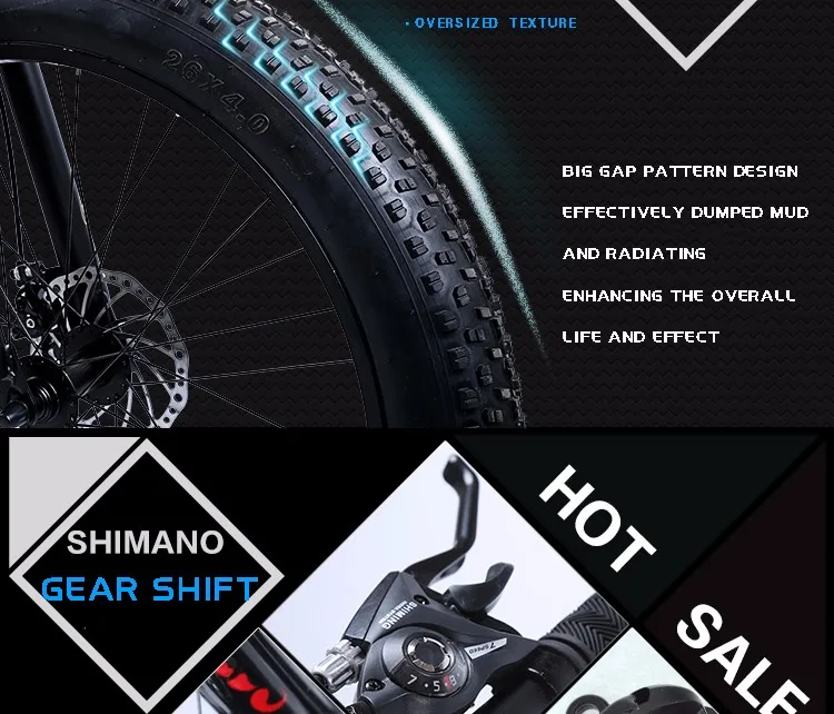 Sale Love Freedom Mountain Bike 7 Speeds, 21Speeds .24 Speeds .27 Speeds Fat Bike 26x4.0" Off-road gear reduction Beach Bike 6 Sale Love Freedom Mountain Bike 7 Speeds, 21Speeds .24 Speeds .27 Speeds Fat Bike 26x4.0" Off-road gear reduction Beach Bike 6