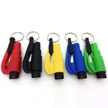 3 in 1 Emergency Mini Safety Hammer Auto Car Window Glass Breaker Seat Belt Cutter Rescue Hammer Car Life-saving Escape Tool NEW
