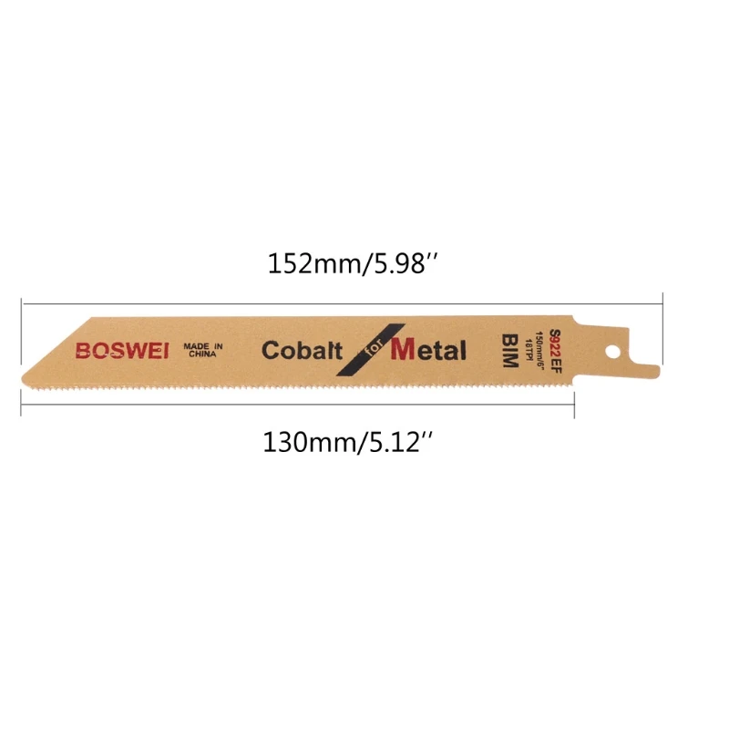 5 шт./компл. S922EF 152 мм 6 "поршневые лезвия для пилы BIM поршневые Sabre пилы комплект Гибкие металлических % 328/328