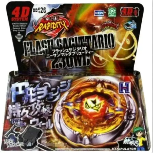 Flash Sagittario 230WD Metal Fury 4D Legends Beyblade BB 126