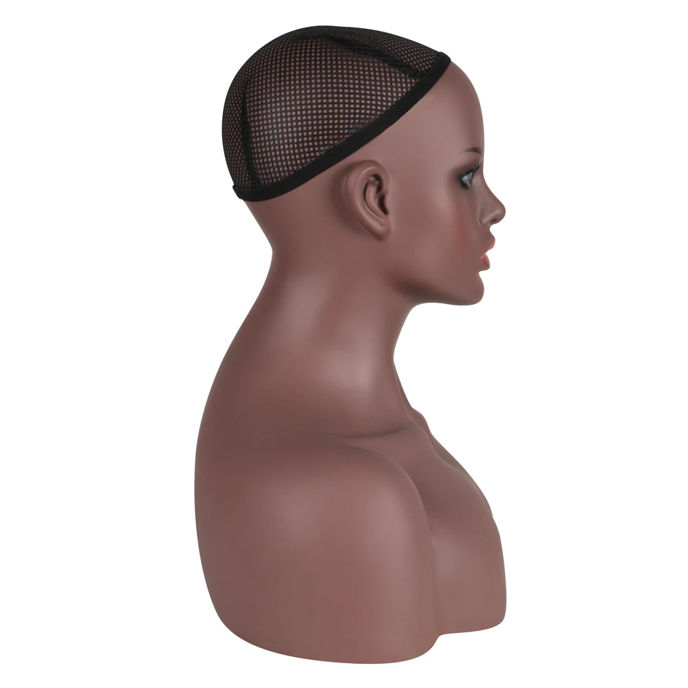 Sex Female Mannequin Head for Wigs Show Women Mannequin Head Bust For Hat Diamond Necklace Earrings Display