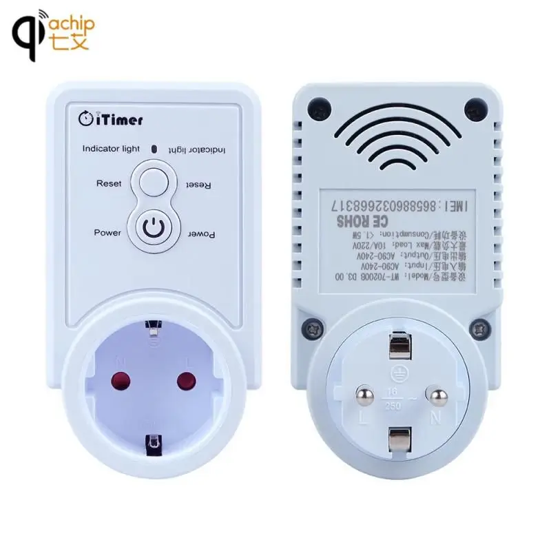 

EU Standard Smart Socket Switch Remote Control SIM Card Turn On/Off Outlet Temperature Sensor Russian Version Lamp Switch Z3