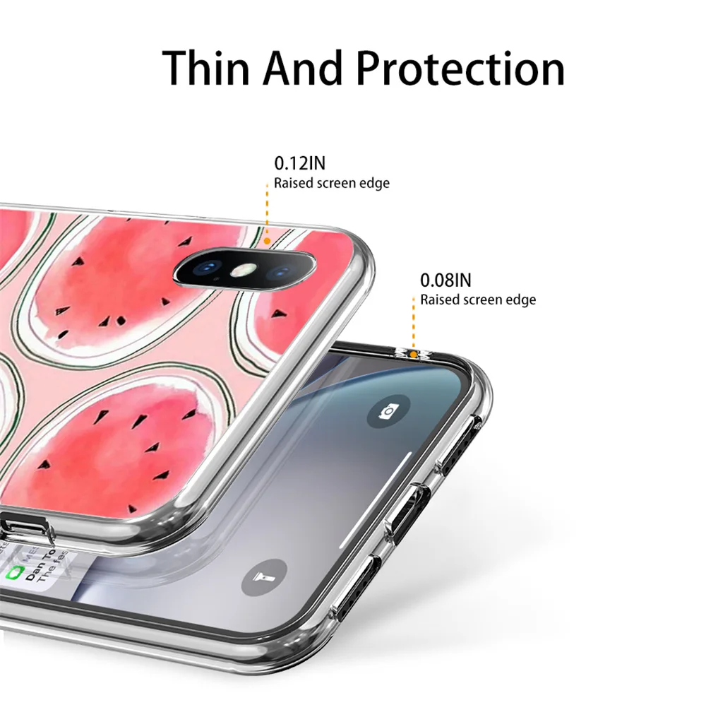 Lovebay чехол для телефона для iPhone 11 Pro 6 6s 7 8 Plus X XR XS Max 5 5S SE Модный милый мягкий чехол из ТПУ с мультипликационным принтом фрукты лимон ананас s