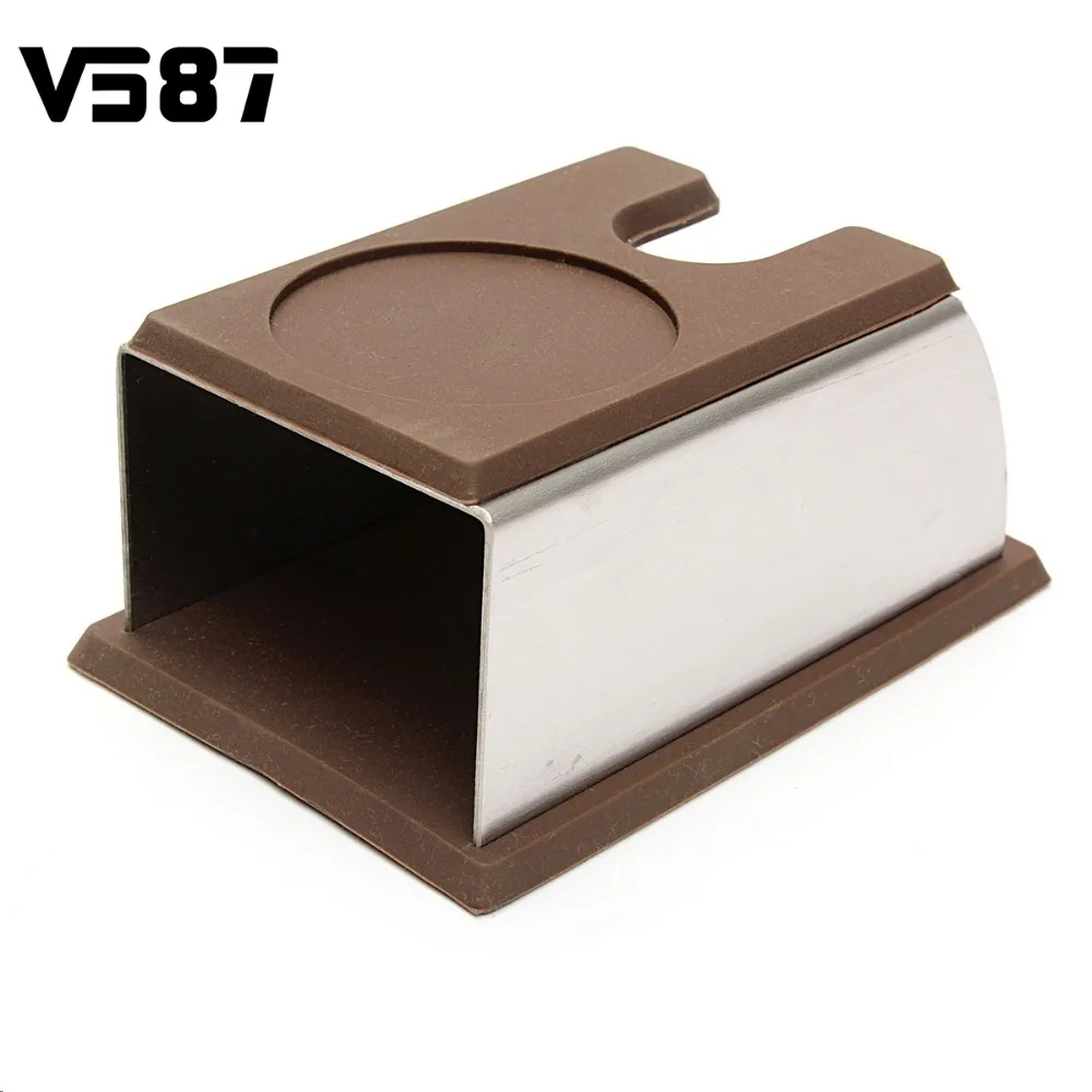 Coffee Tamper Holder Stainless Steel Stand Rack Shelf Coffee Brewing Tools Coffee Machine Accessories Caffe Making Gadgets
