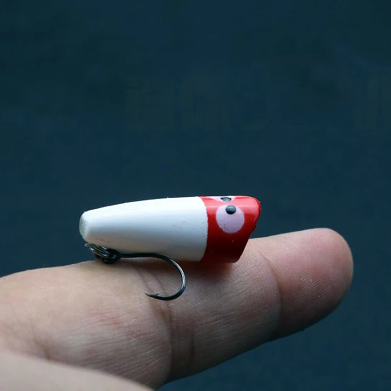 

Hot Mini Popper 2.5cm 1.5g Hard Bait Minnow Fishing Lure Crankbait Isca Wobbler Tackle Top Water Poper Floating Pike Lures