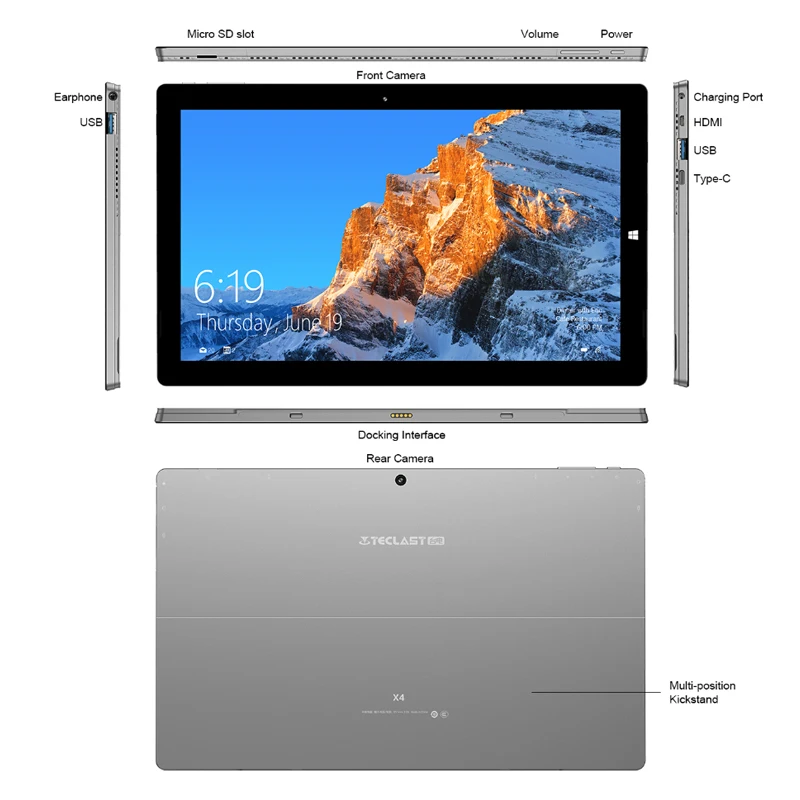 Teclast X4 2 en 1 Tablet PC 11,6 \ Teclast X4 2 en 1 Tablet PC 11,6 \