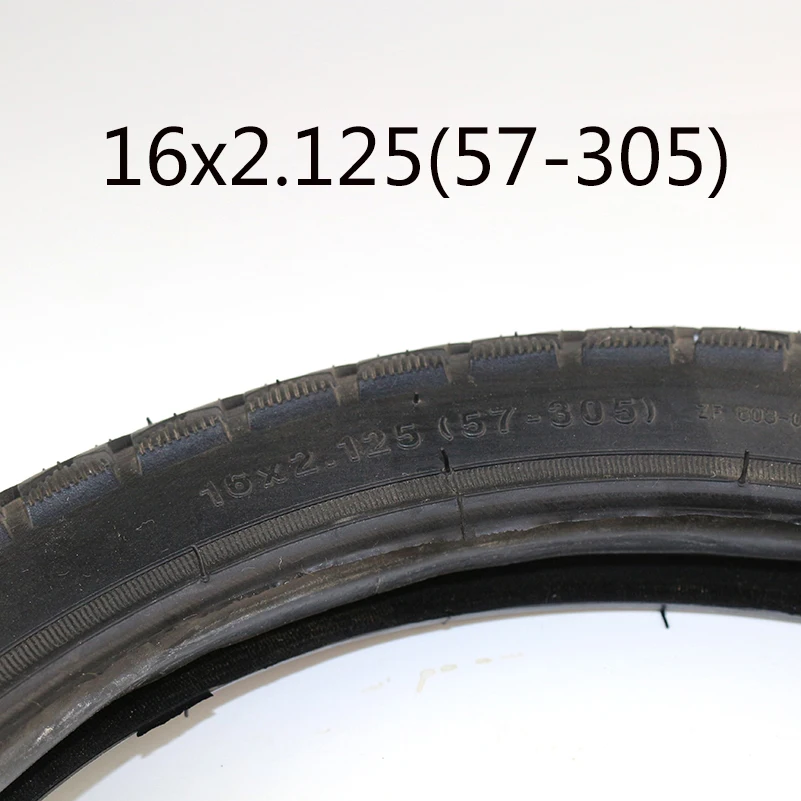 Good Quality Electric Bicycle Tires 16x2.125 Inch Electric Bicycle Tire Bike Tyre Inner Tube Size 16*2.125 with A Bent Angle