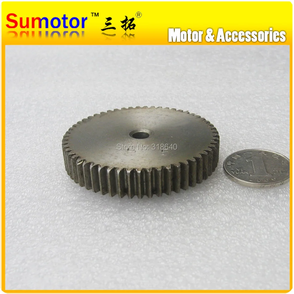 

Spur Gear 1M 55T 55Teeth Mod 1 Width 10mm Bore 6mm Right Teeth 45# steel positive gear CNC gear rack transmission motor gears