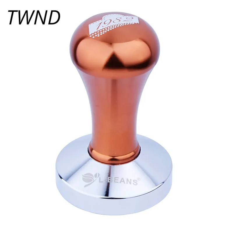 

Stainless steel coffee bean hammer pressure gun powder coffee bean tampers 57.5mm