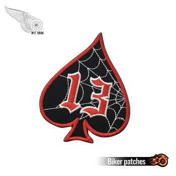 

Lucky 13 Spade Embroidered Patch DIY Style Clothing Decoration