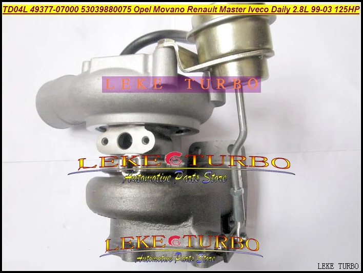 TURBO TD04L 49377-07000 53039880075 Turbo Turbocharger For IVECO Commercial Daily 2.8L TD 1999-03 Opel Movano Renault Master 125HP (5)