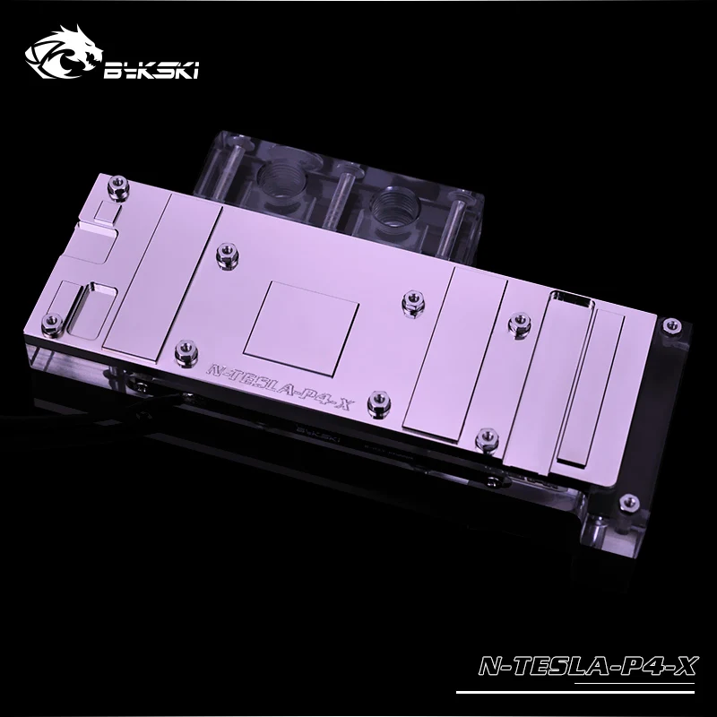 Bykski N-TESLA-P4-X LEADTEK Tesla P4 8 GB. Полное покрытие видеокарты блок водяного охлаждения