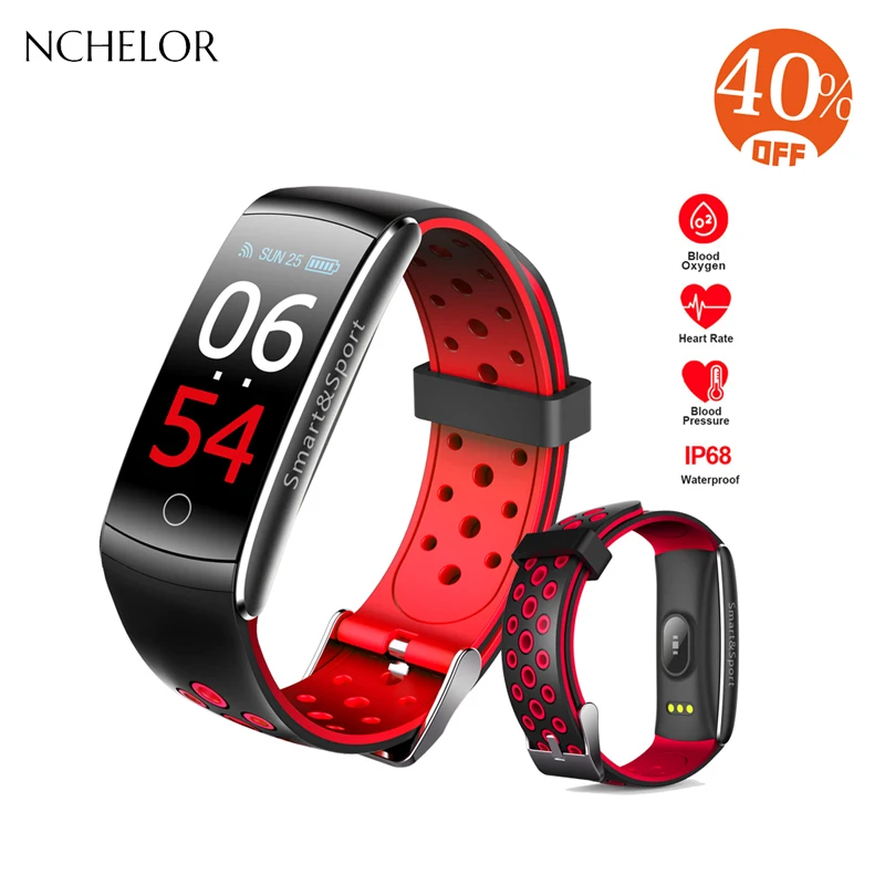 

Colorful sport watch High breathable strap fitness watch heart rate Pedometer for Android iphone digital men watch PK mi band 3