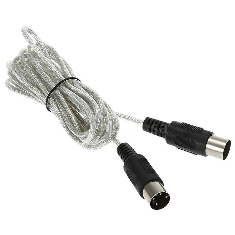 

9.8FT Midi Male to Male DIN 5-Pin Music Instrument Extension Cable Connector