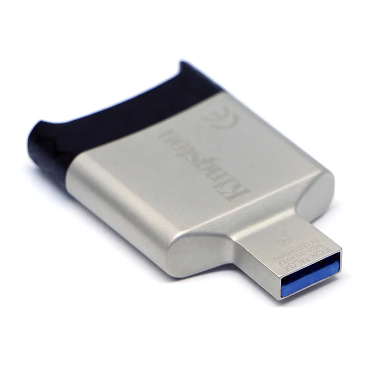 Kingston USB 3,0 Micro SD Card Reader многофункциональный металлический Mini SD microSDHC/SDXC UHS-I карты памяти USB адаптер для компьютера