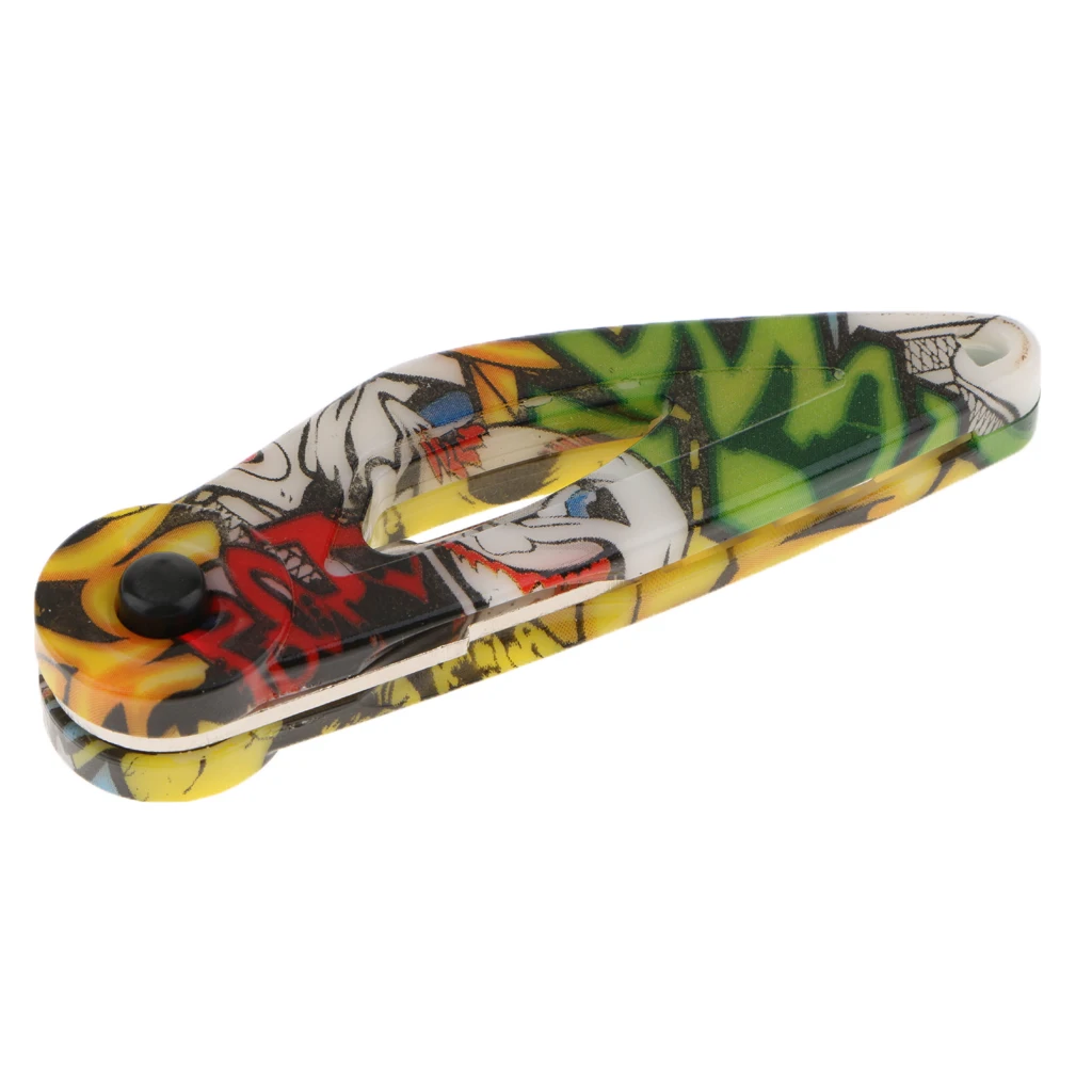 Cartoon Handle Motorcycle 5cm Blank Blade Flip Folding Key Uncut Left Slot A Pop-up Button