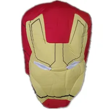 Супер герой Железный человек Вязание хлопковая шапка плюшевые зимние теплые Железный человек шляпа вечерние маска на Хеллоуин для косплея шапочки подходят для взрослых