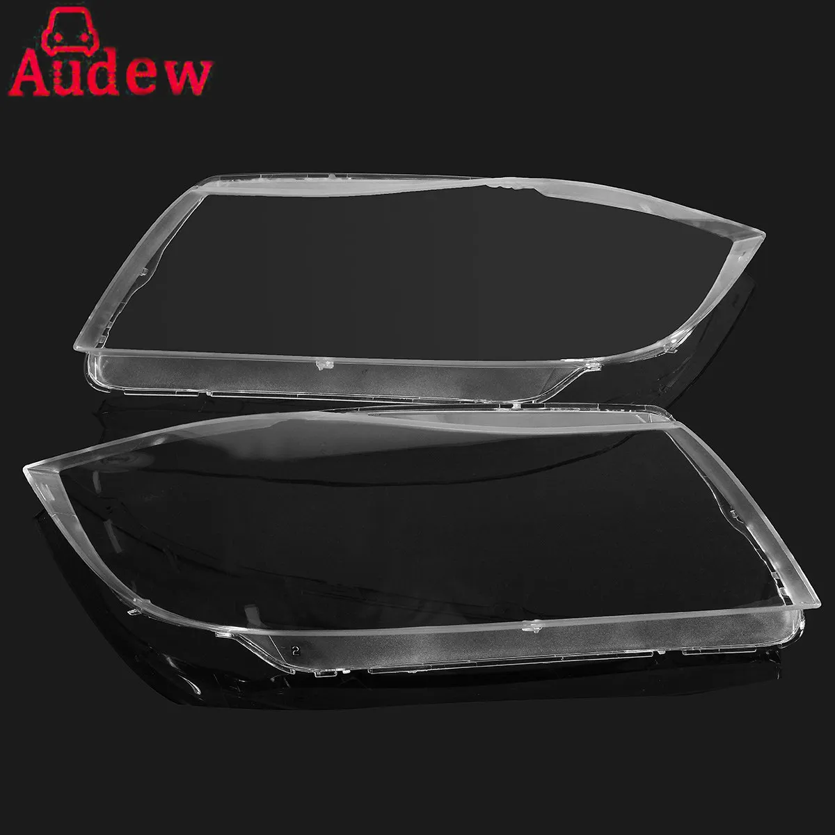 

Pair Front Headlight Shell Headlamp Clear Lens Plastic Cover For BMW E90/E91 04-07