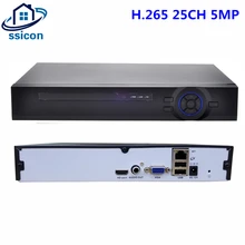 SSICON H.265 24CH 5MP NVR обнаружения движения ONVIF P2P XMEYE 5MP 24 канальный сетевой видео Регистраторы 4 к NVR Max Поддержка 6 ТБ HDD