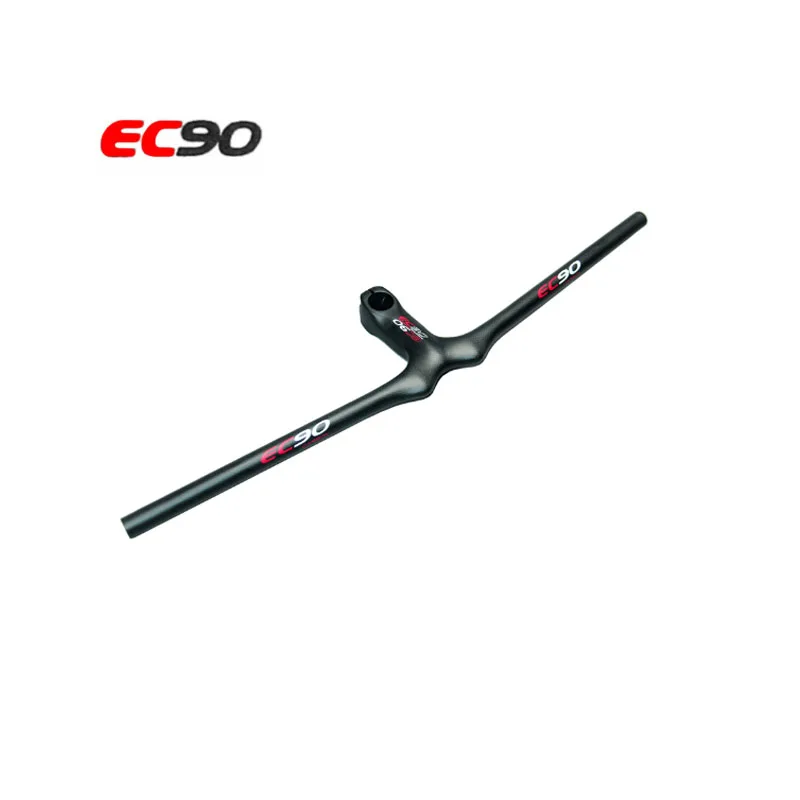 

2018 New 3K Matt Full Carbon MTB Bicycle handlebar Integrated with Stem mountain Flat handle Bike stem parts