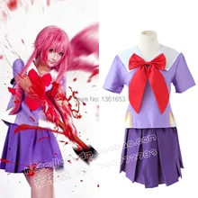 Anime El Diario de Futuro Gasai Yuno Mirai nikki segundo Anime disfraces de halloween cosplay traje a medida s m l xl para mujeres