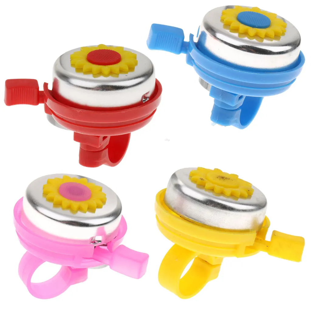Детская одежда Детский велосипедный звонок кольцо Громкий звонок и четкий тон для мальчиков и девочек -- красные, синие, желтого, розового