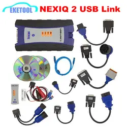 NEXIQ 2 USB Link Diesel Trucks инструмент диагностики USB/Bluetooth дополнительно NEXIQ2 USB Link полный кабелей с программным обеспечением авто грузовик